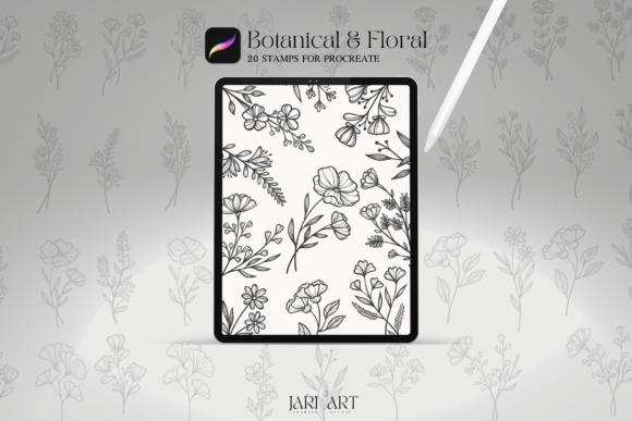 20 Botanical Brush Stamps Procreate: A Practical Evaluation for Digital Artists