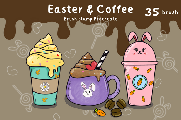 35 Brush Stamps Procreate Coffee Easter: A Digital Asset Guide for Seasonal Creators