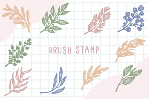 Evaluating Line Art Leaf Brush Stamp Procreate for Digital Botanical Illustration