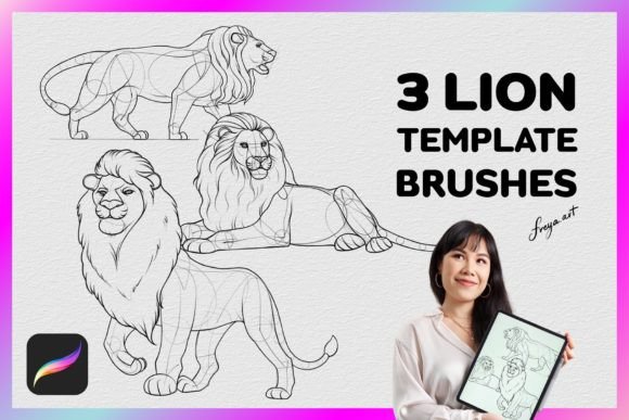 Evaluating the Procreate Lion Stamp for Digital Art