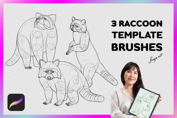 Evaluating the Procreate Raccoon Stamp for Digital Illustration