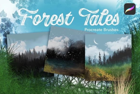Forest Tales Scene Creator for Procreate