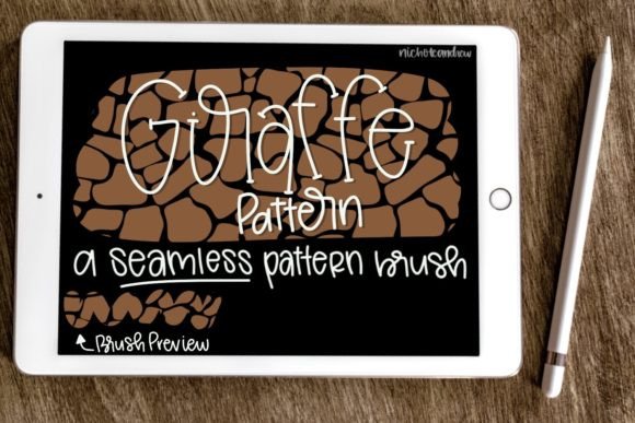 Giraffe Print Procreate Brush: Elevate Your Digital Art with Authentic Texture