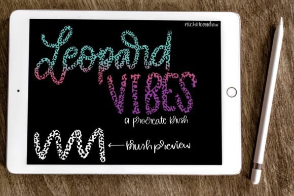 Leopard Vibes Procreate Brush Guide