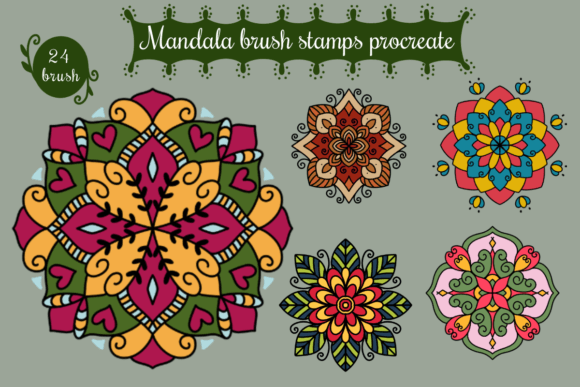 Mastering Mandala Brush Stamps Procreate 24 Brush