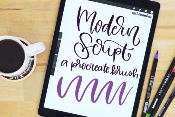 Mastering the Modern Script Procreate Brush: A Guide to Digital Calligraphy