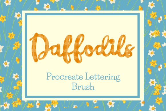 Procreate Daffodils Lettering Brush: A Practical Guide for Digital Creators