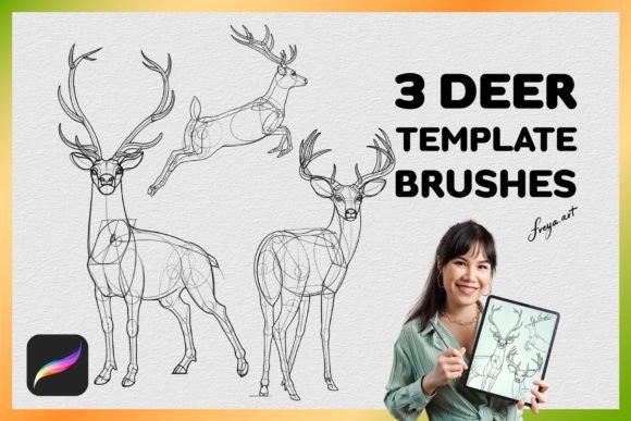 Procreate Deer Stamp: Elevate Your Digital Art with Instant Detail