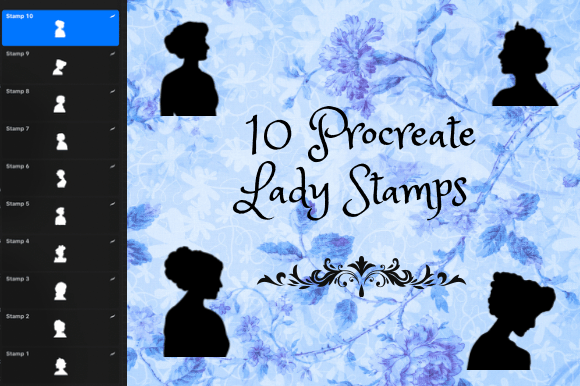 Procreate Lady Stamps Brush Set: A Creative Toolkit for Digital Artists