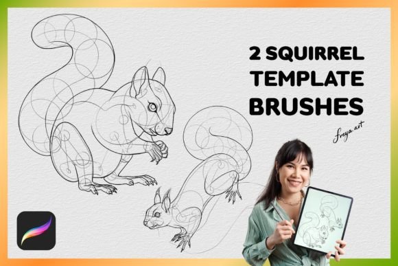 Procreate Squirrel Stamp: Quick & Easy Art