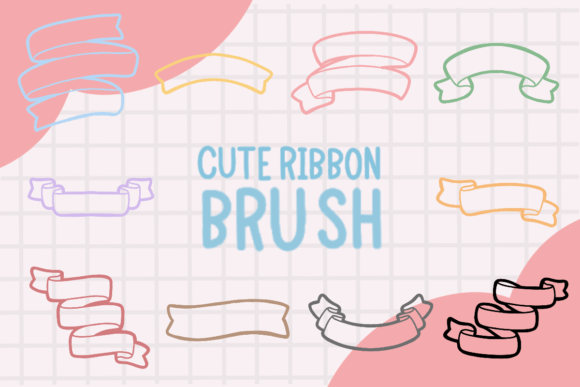 Unlock Creative Potential with the Ribbon Brush Stamp Procreate Collection