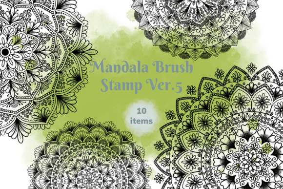 Unlock Creative Speed with Mandala Brush Stamp Ver. 5