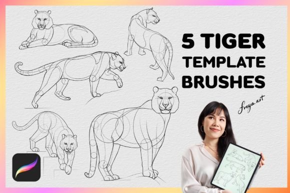 Unlocking Creativity: A Comprehensive Guide to the Procreate Tiger Stamp and Template Brush Set