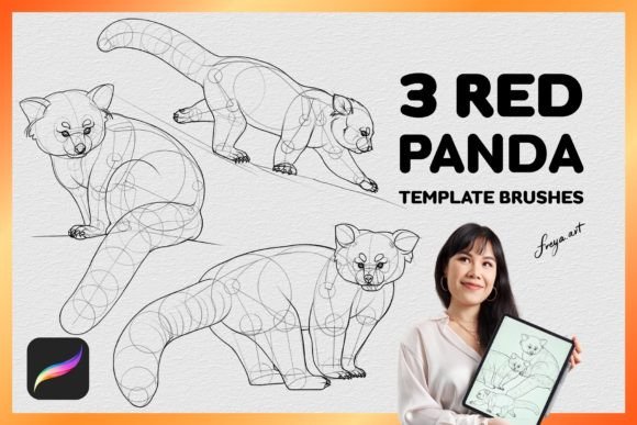 Unlocking Creativity with the Procreate Red Panda Stamp